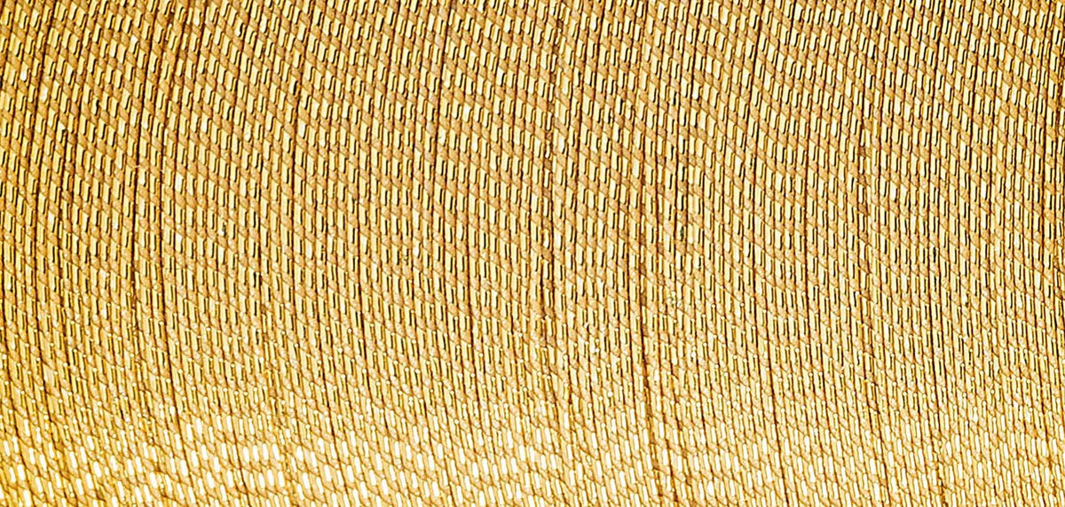 Spool of Madeira Glamour metallic thread in gold medal