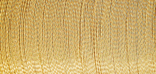 Spool of Madeira Glamour metallic thread in gold medal