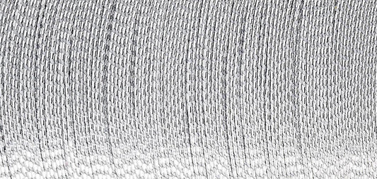 Spool of Madeira Glamour metallic thread in silver