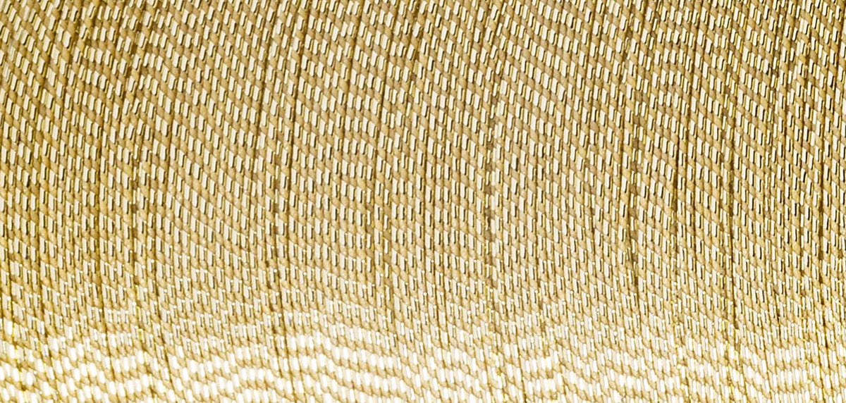 Spool of Madeira Glamour metallic thread in white gold