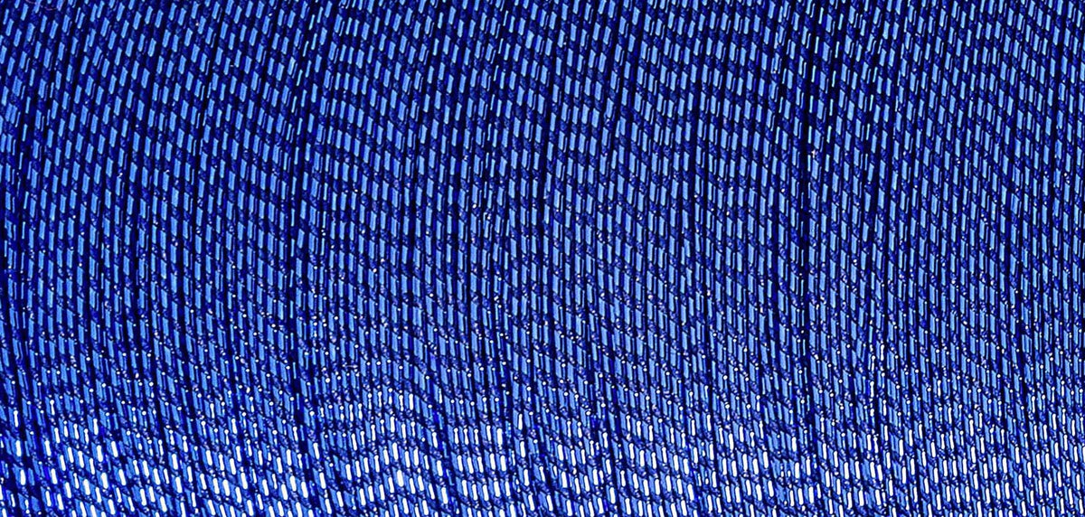 Spool of Madeira Glamour metallic thread in sapphire