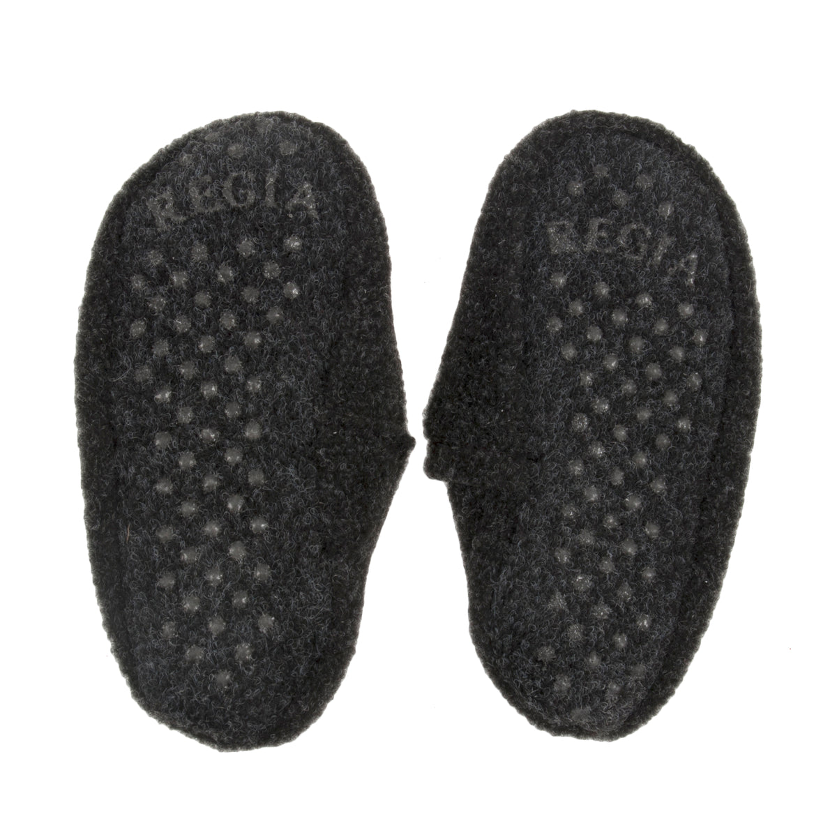 Pair of Regia felt slipper soles, size 28-29