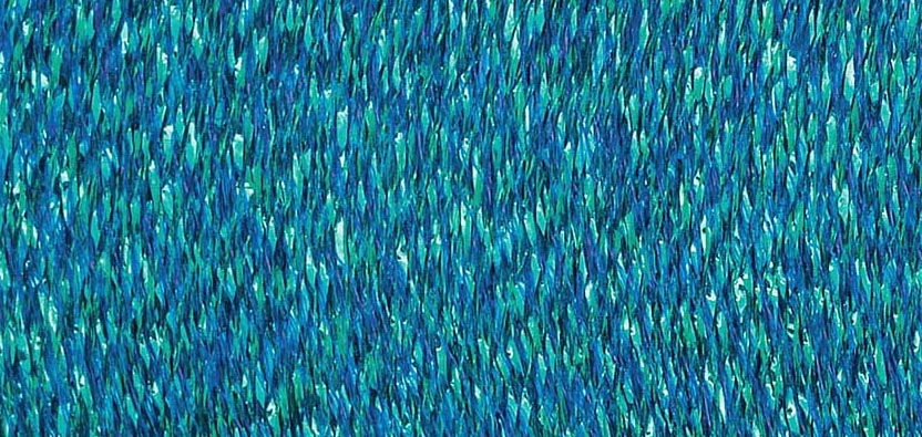 Spool of Madeira Metallic Sparkling No.40 embroidery thread in Crystal Blue
