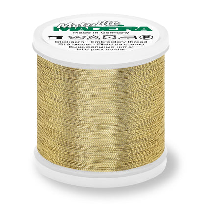 Madeira Metallic No.40 Smooth Embroidery Thread 200m - Gold 