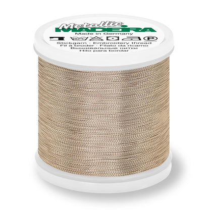 Madeira Metallic No.40 Smooth thread spool in gold dust