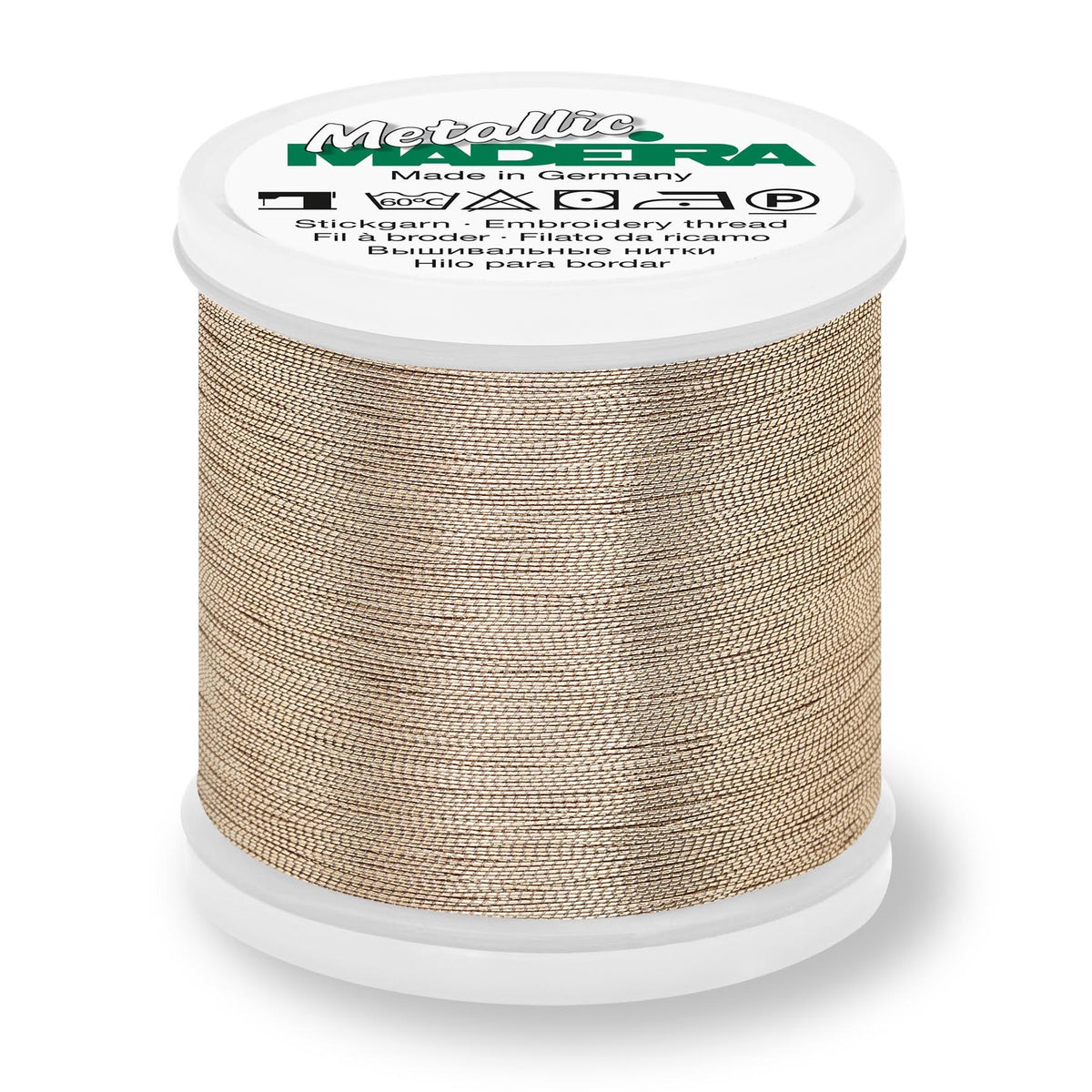 Madeira Metallic No.40 Smooth Embroidery Thread 200m - Gold 