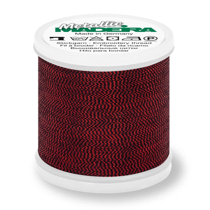 Madeira Metallic No.40 Soft thread spool in fire opal