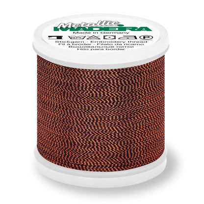 Madeira Metallic No.40 Soft thread spool in copper