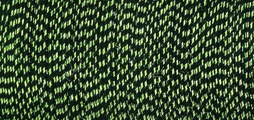 Spool of Madeira Metallic Soft No.40 embroidery thread in Malachite