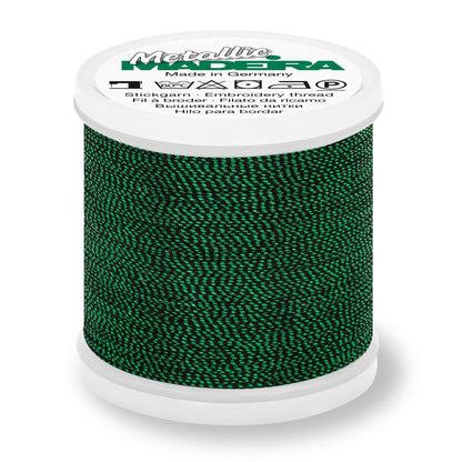 Madeira Metallic No.40 Soft thread spool in emerald