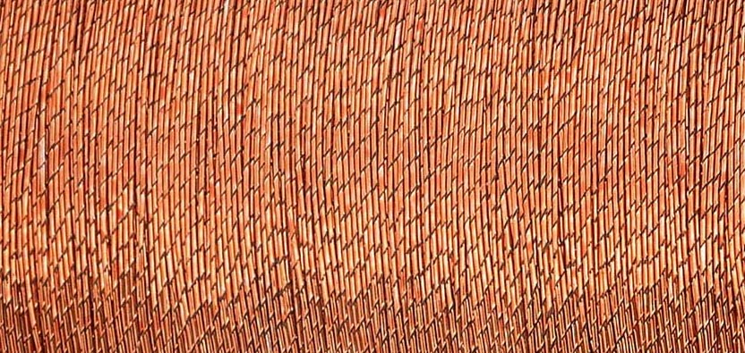 Spool of Madeira Metallic No.40 copper embroidery thread