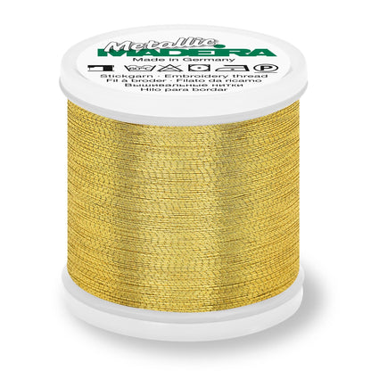 Madeira Metallic No.40 Brilliant thread spool in gold 4