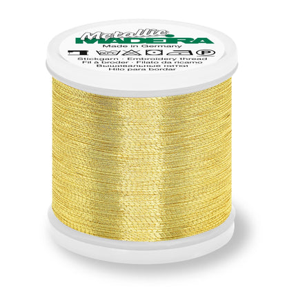 Madeira Metallic No.40 Brilliant thread spool in gold 6