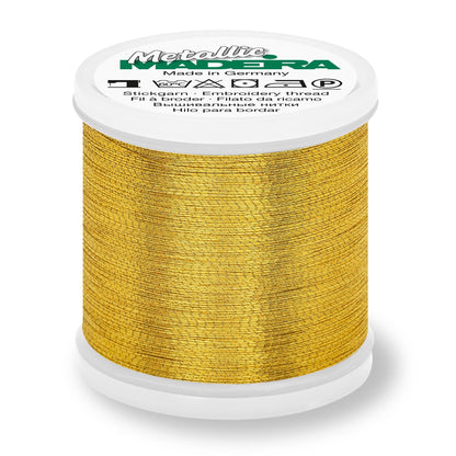 Madeira Metallic No.40 Brilliant thread spool in gold 8