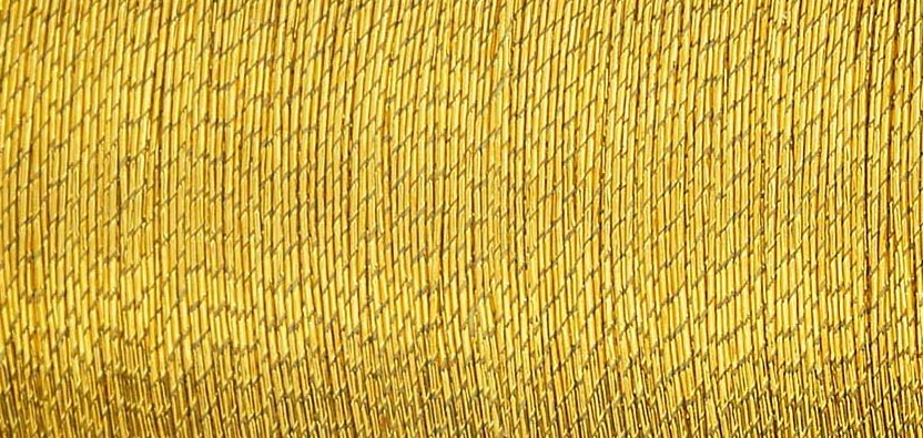 Madeira Metallic No.40 Brilliant thread spool in gold 8