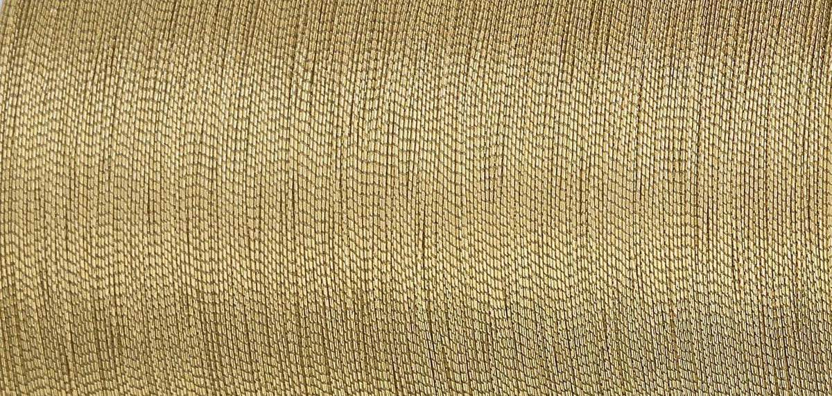 Spool of Madeira Smooth metallic thread in gold nugget