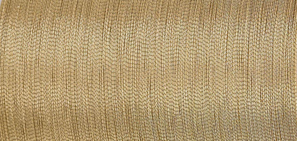 Spool of Madeira Smooth metallic thread in white gold