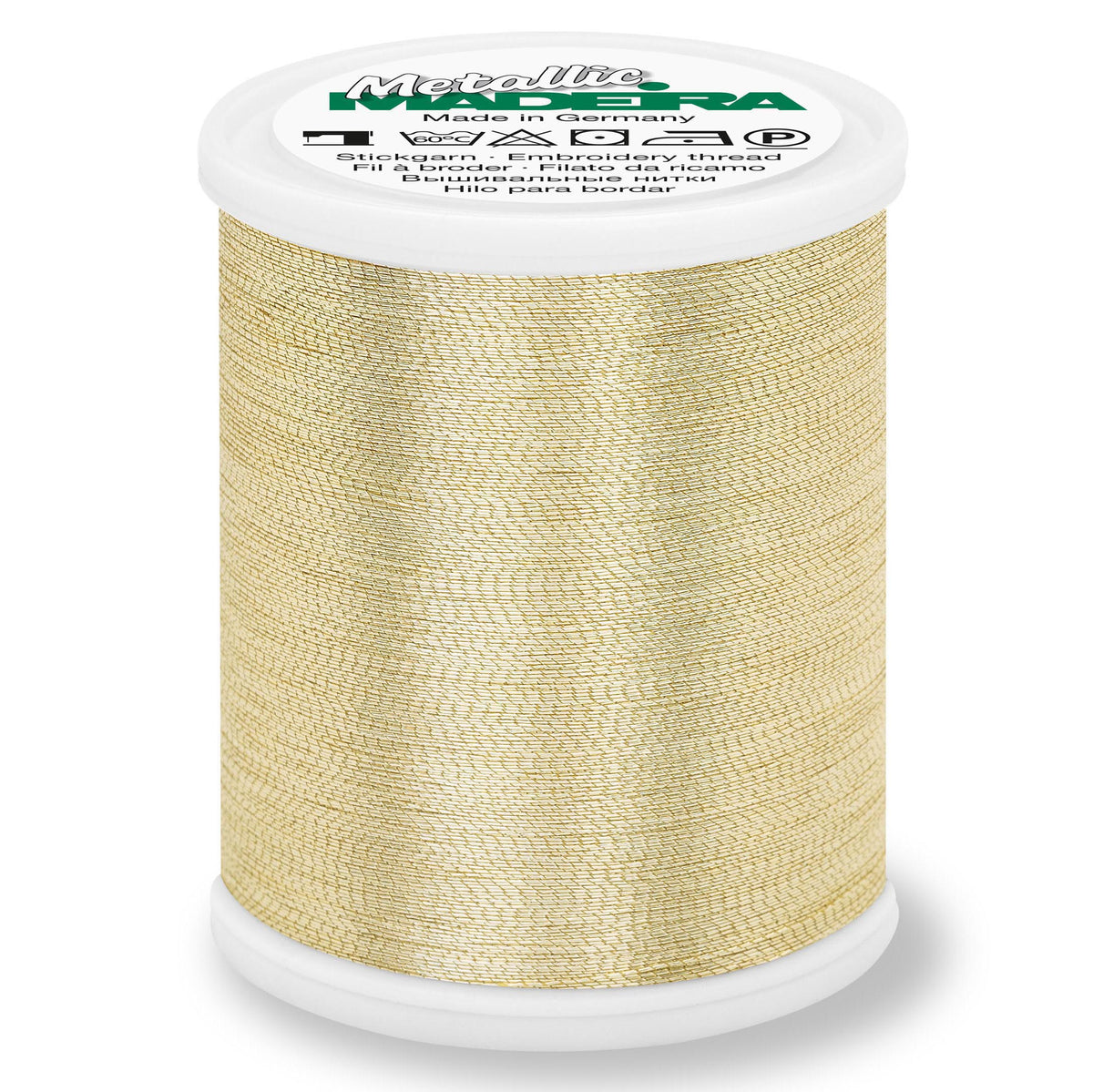 Spool of Madeira Brilliant metallic thread in gold 3