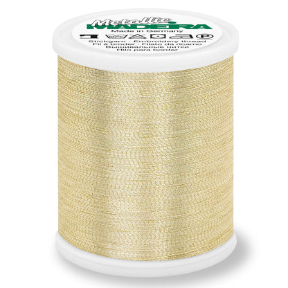 Spool of Madeira Brilliant metallic thread in gold 3