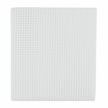 Trimits White Needlecraft Fabric - Binca 6 Count 48 x 60cm