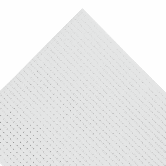 Trimits White Needlecraft Fabric - Binca 6 Count 48 x 60cm