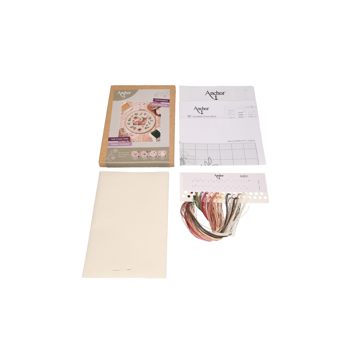 Anchor Meadow Collection fawn cross stitch design