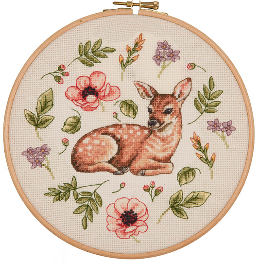 Anchor Meadow Collection fawn cross stitch design
