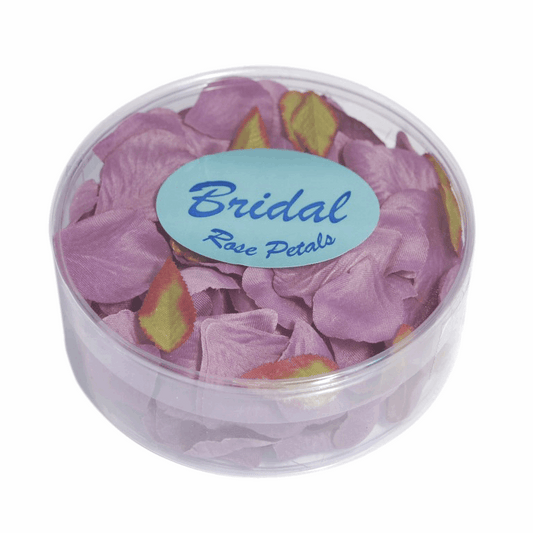 Aubergine Polyester Rose Petals (Pack of 164)