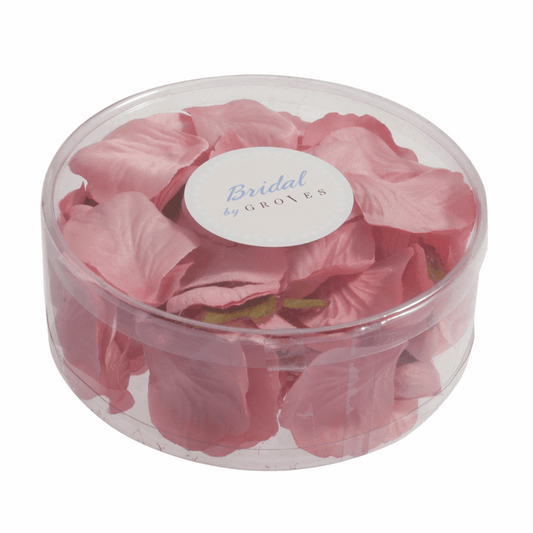 Dark Rose Polyester Rose Petals (Pack of 164)