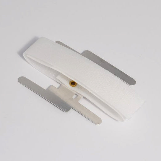 Pack of white wrist bands