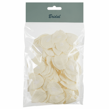 Ivory Bio Paper Rose Petals - 3 x 4cm (Pack of 200)