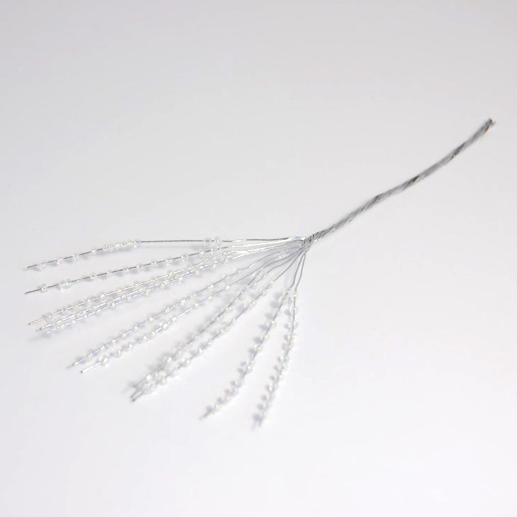Clear mini bead spray pick