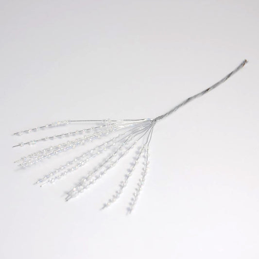 Clear mini bead spray pick
