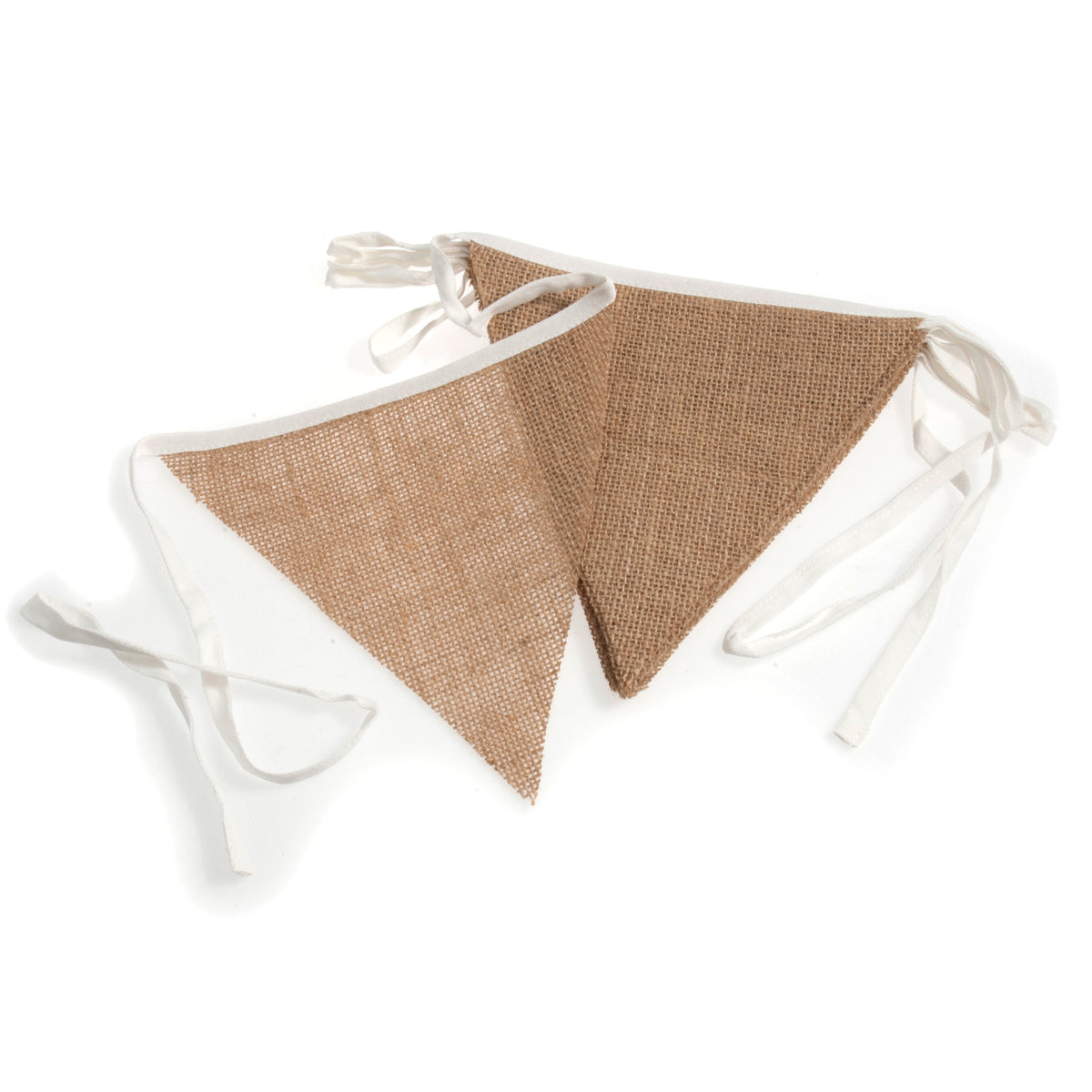 Natural jute bunting