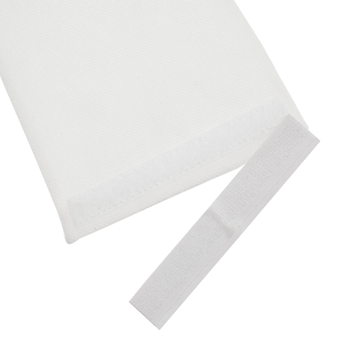 White satin bouquet wrap with pearl