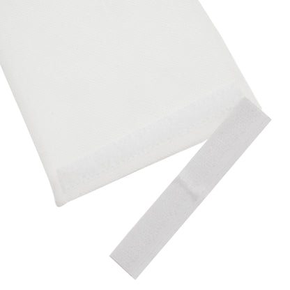 White satin bouquet wrap with pearl