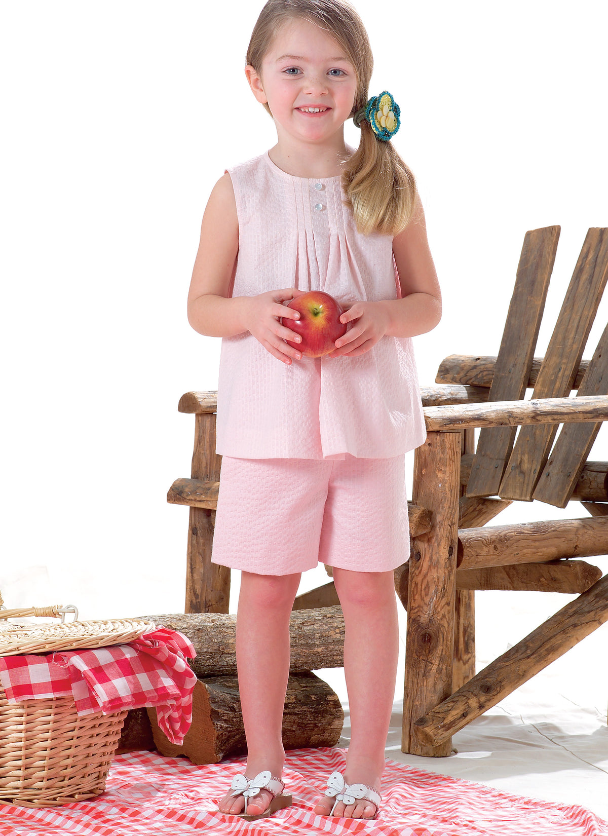 Butterick B4176 sewing pattern envelope showing the children's top & dress designs