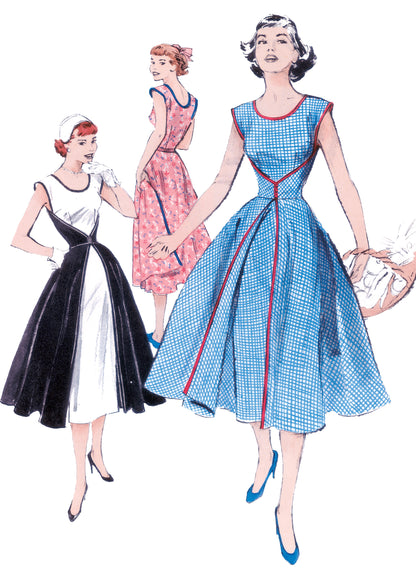 Butterick B4790 sewing pattern envelope showing the simple dress designs