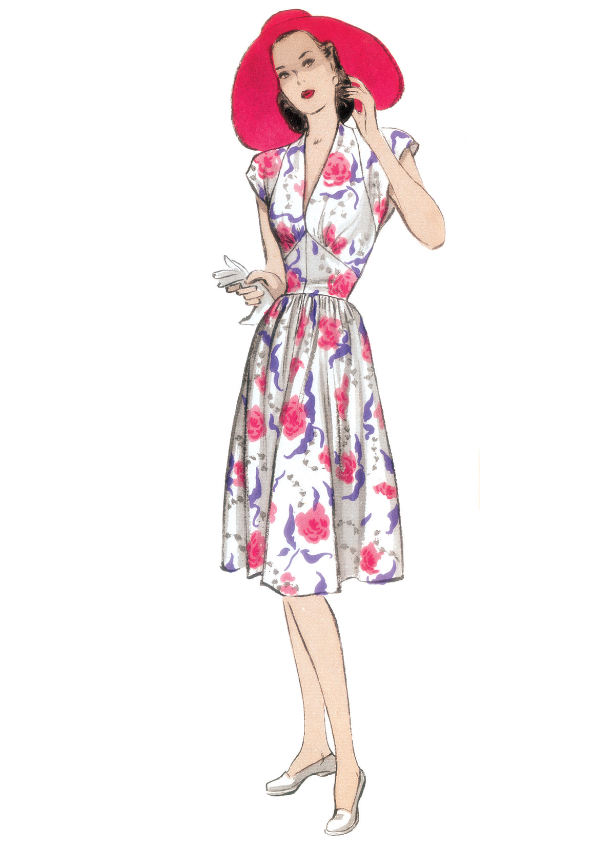 Butterick B5209 sewing pattern envelope showing the halter & cap sleeve dress designs