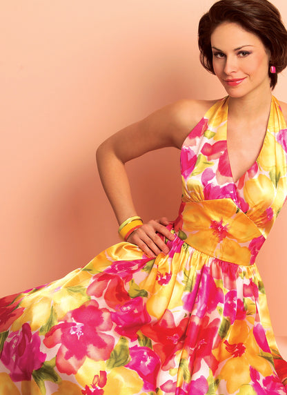 Butterick B5509 sewing pattern envelope showing the costume apron designs