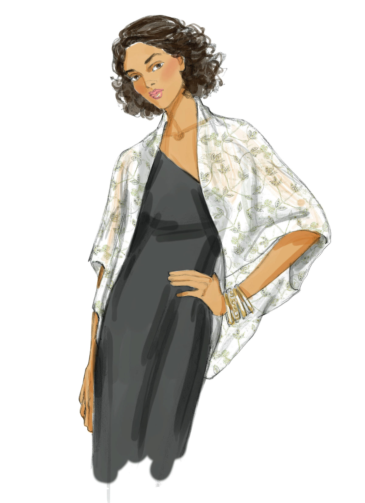 Butterick B5529 sewing pattern envelope showing the loose-fit jacket designs