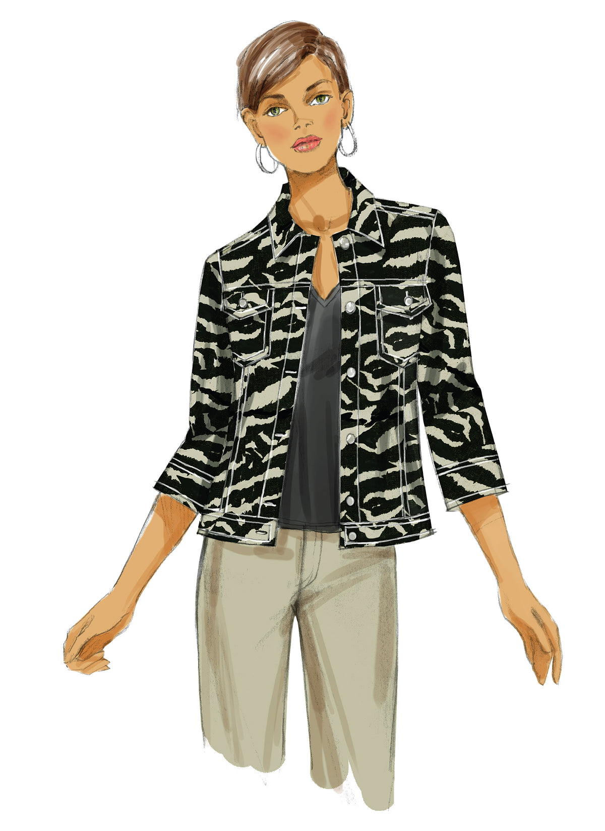 Butterick B5616 misses' jacket sewing pattern envelope
