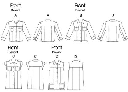 Butterick B5616 misses' jacket sewing pattern envelope