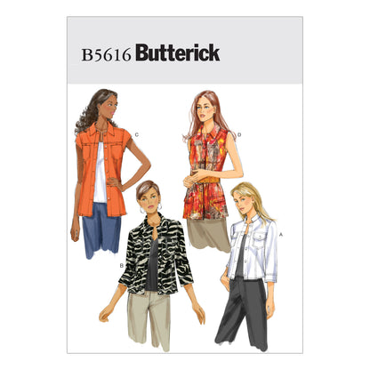 Butterick B5616 misses' jacket sewing pattern envelope