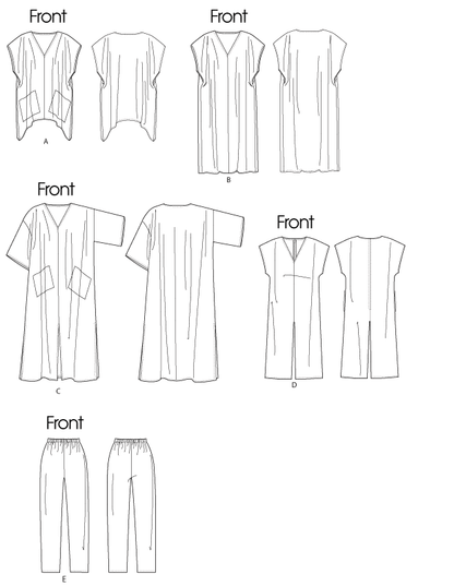 Butterick B5652 misses' sportswear sewing pattern envelope