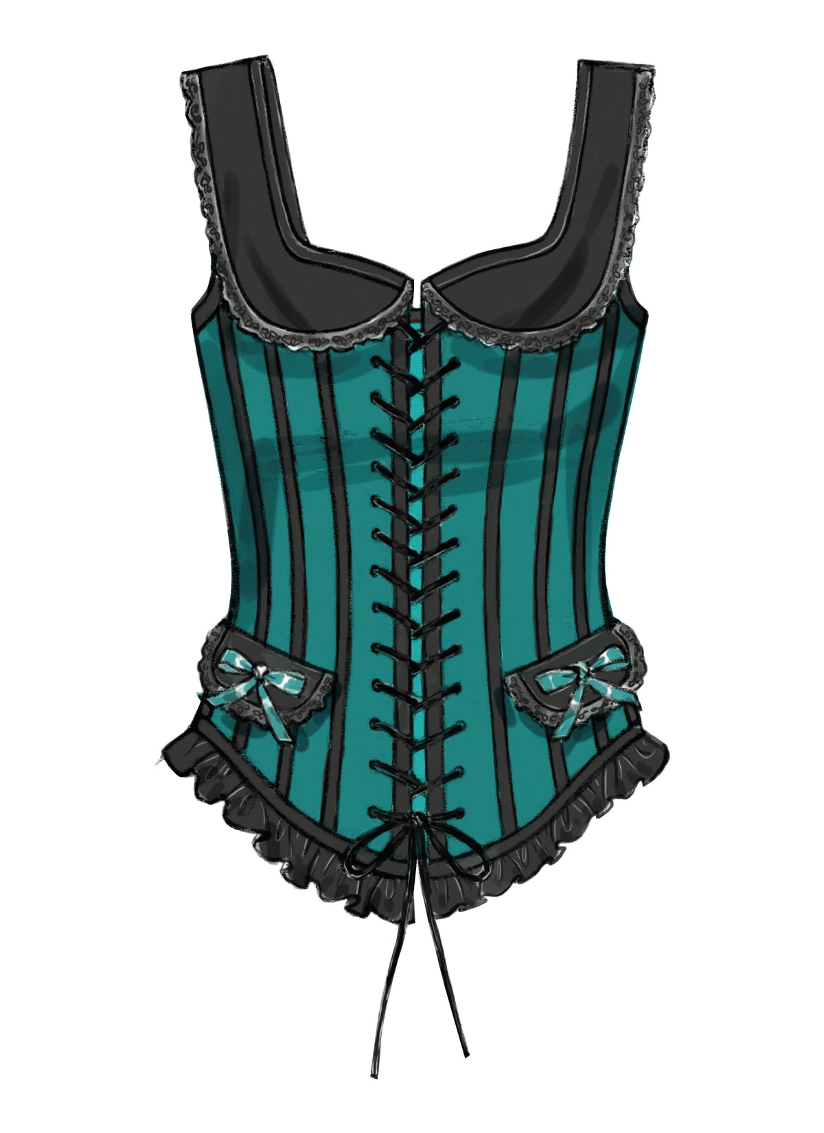 Butterick B5662 misses' corset sewing pattern envelope