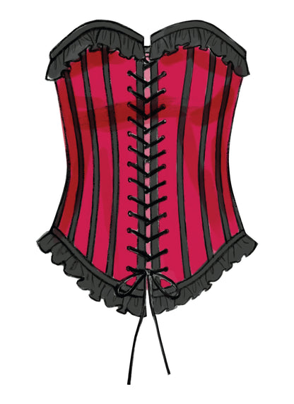 Butterick B5662 misses' corset sewing pattern envelope