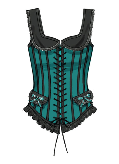 Butterick B5662 misses' corset sewing pattern envelope
