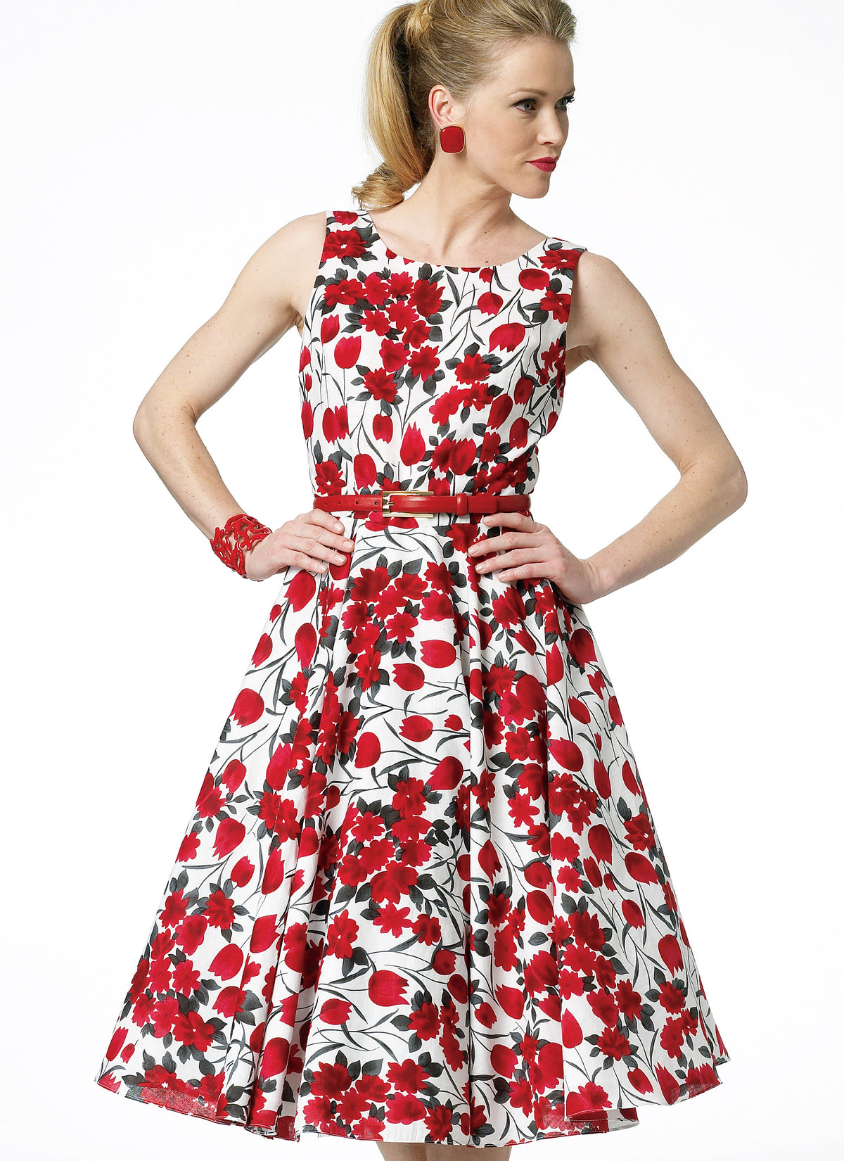 Butterick B5748 misses' lined dress sewing pattern envelope
