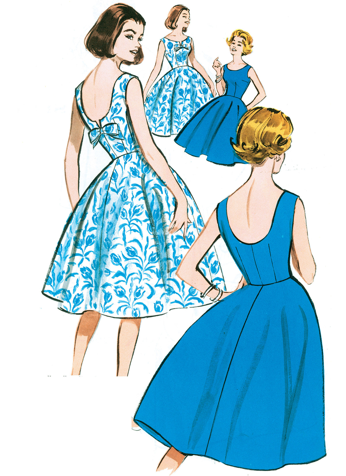 Butterick B5748 misses' lined dress sewing pattern envelope